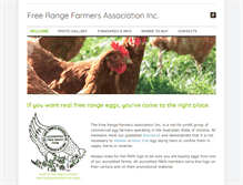 Tablet Screenshot of freerangefarmers.com.au